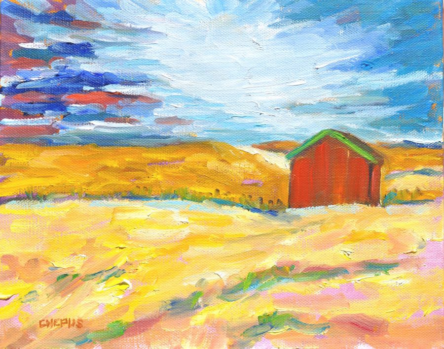 Dune Shed oil 8x10