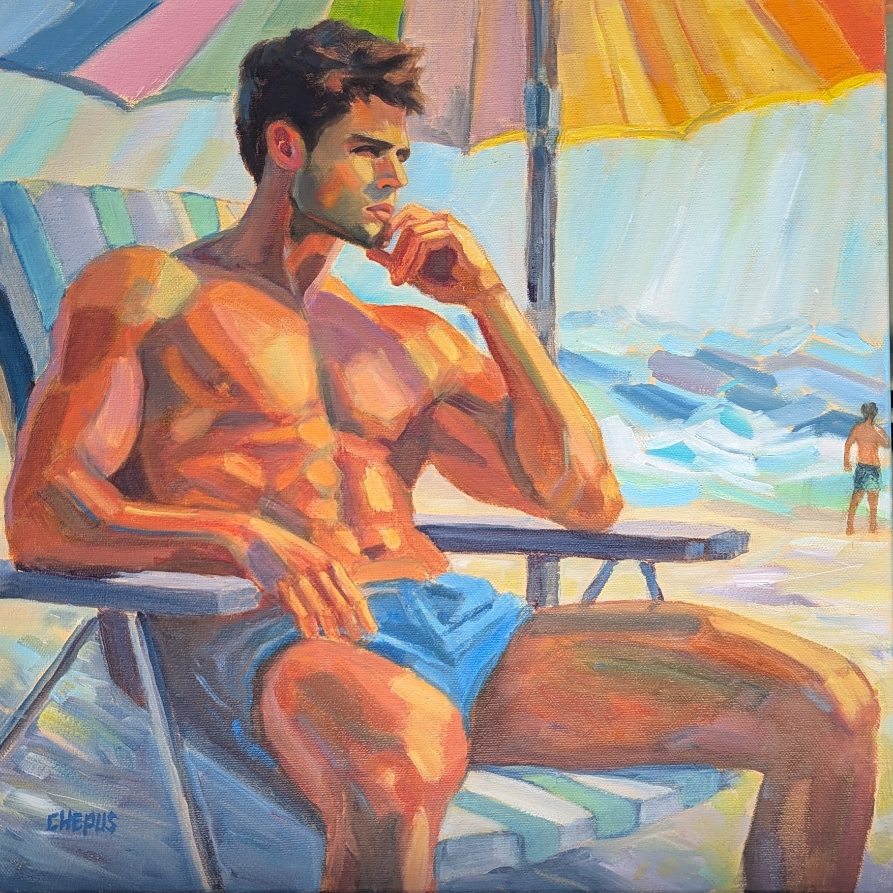 Color and Reflection oil 16x16 Sold