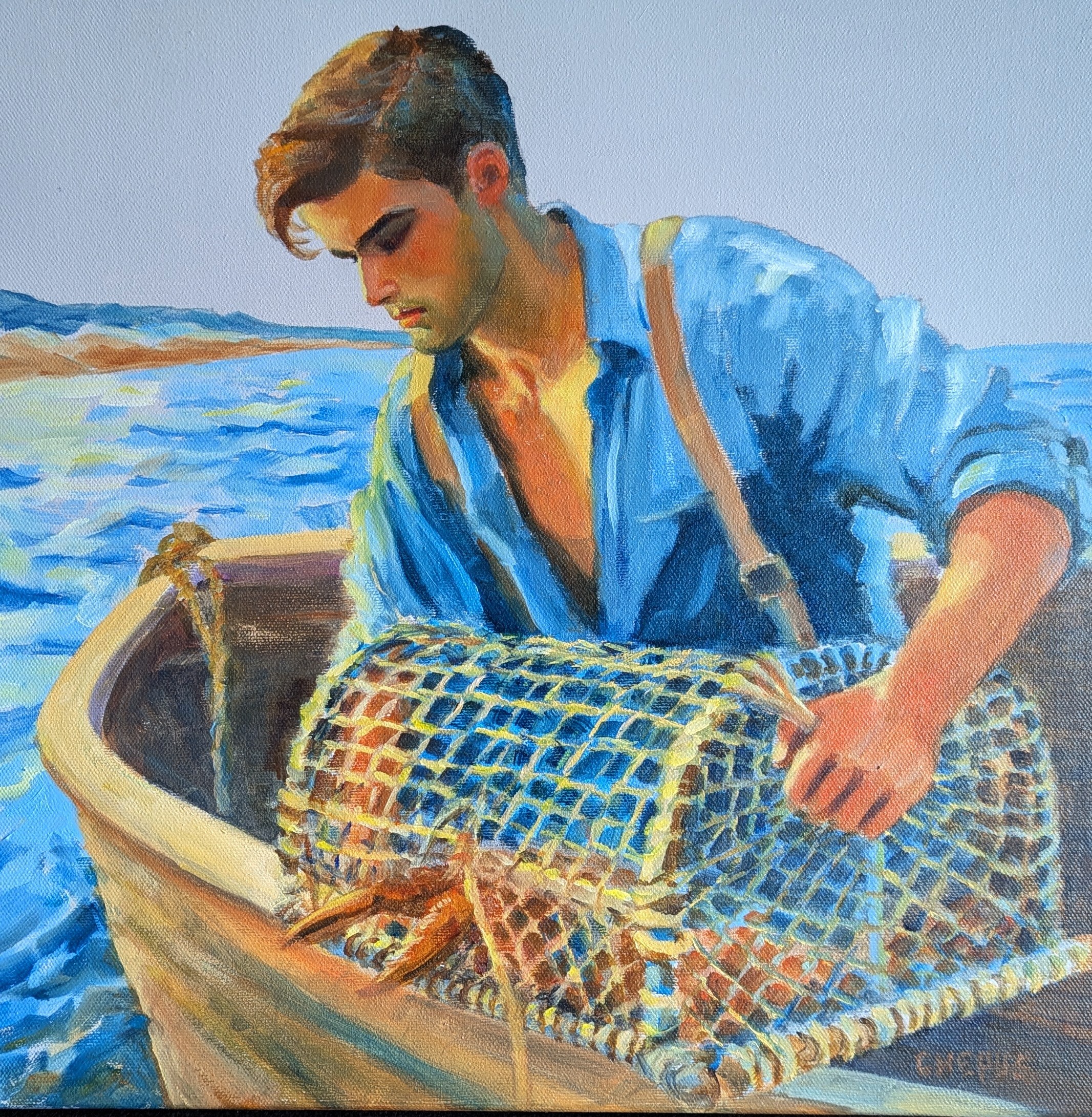 Ocean's Bounty oil 16x16 Sold